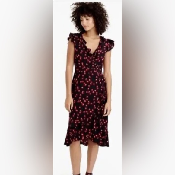 J.Crew Midi Cherry Dress - Picture 6 of 6